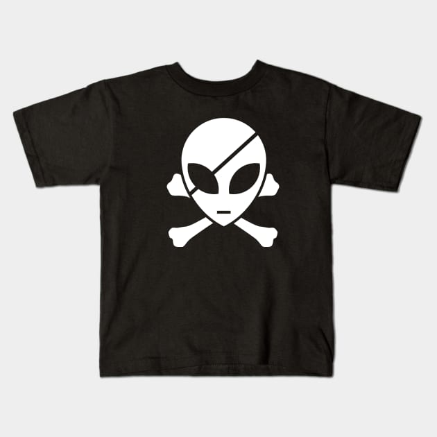 Alien Rodger Kids T-Shirt by jonah block